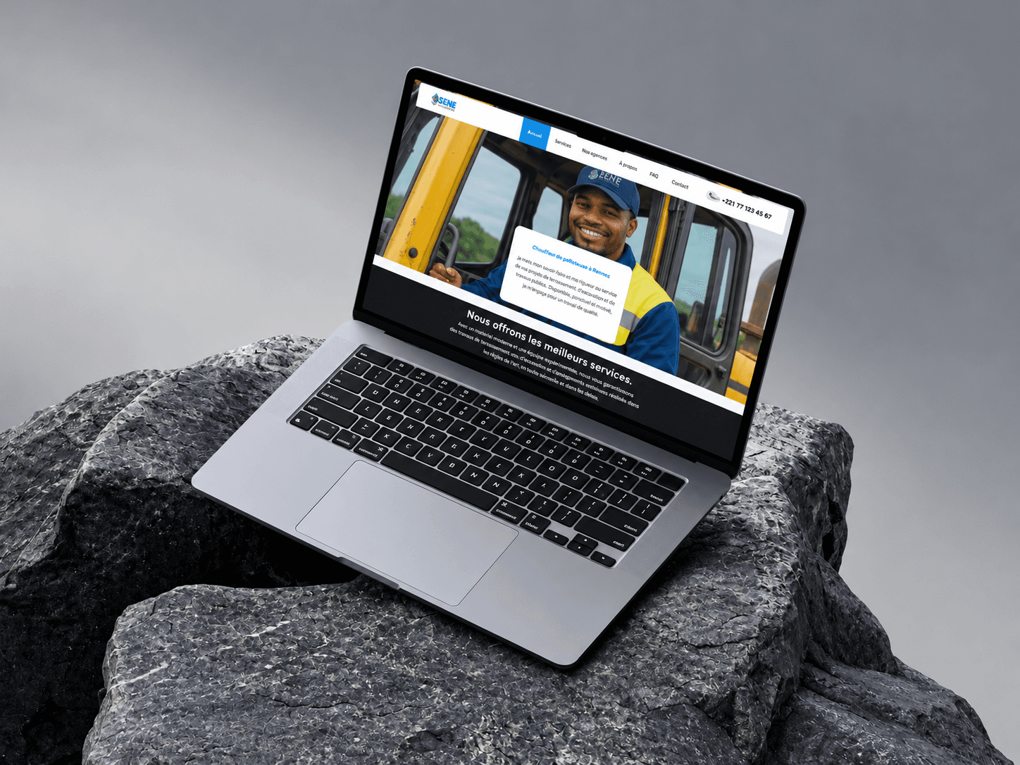 Conception du site web EMF